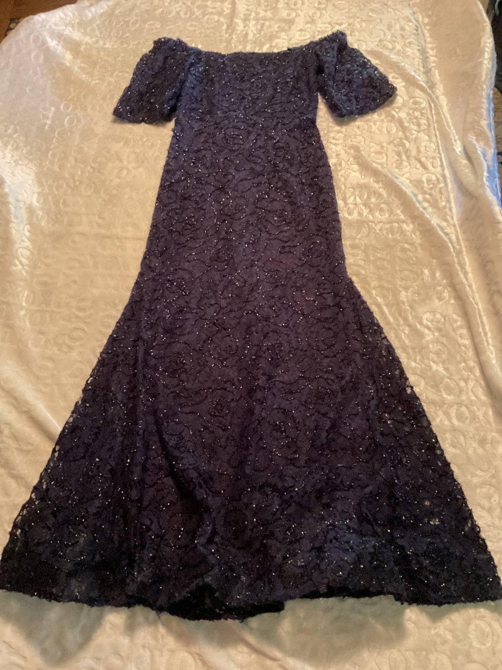 Formal Navy Sequined Mermaid